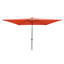 Parasols d'extérieur à énergie solaire 10 x 6,5T rectangulaires à DEL avec manivelle et bouton-poussoir inclinable pour le jardin-154682121
