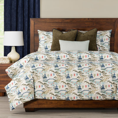 Siscovers Tranquil Japanese Garden Print Duvet Cover & Insert Set