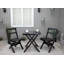 Latina 2 - Person Solid Wood Patio Dining Set Square Table-93632428