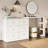 Extendable Makeup Vanity Desk With 6 Drawers-120142151