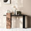 Modern-style solid wood console table-1733506934