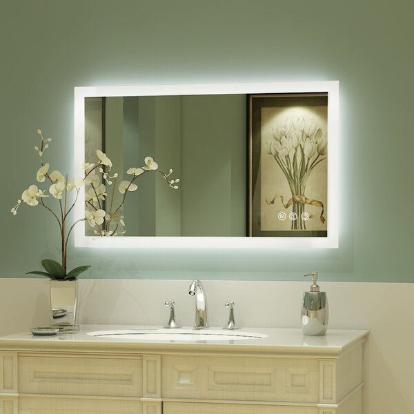 Wade Logan® Gilbertville Flat LED Wall Mirror | Wayfair