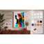 Vibrant Basset Hound Modern - Print-660244853-660244874