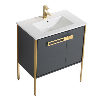 Meuble-lavabo simple 30 po