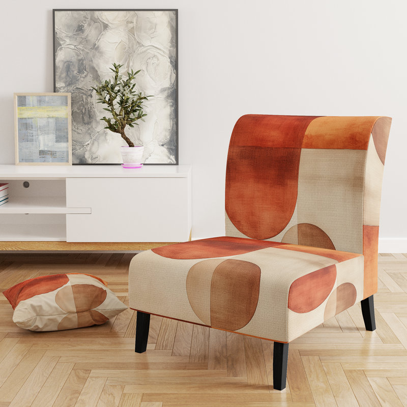Fauteuil de chambre Abstract Modern, Slipper Armless