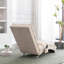 Fauteuil inclinable à une place en lin beige doux pour la détente à la maison, de style moderne pour le salon, la chambre à coucher-1596024222