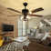 Datzer 52'' Industrial Ceiling Fan with Light Kit Reversible Motor and Dimmable