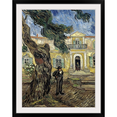 " Hospital Saint Paul At Saint-Remy-de-Provence " by Vincent Van Gogh