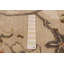 Tapis moderne en laine noué à la main beige Oushak 9 pi 4 po x 11 pi 11 po