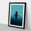 Bear Minimalism Art - Framed Print-295040606-295040577
