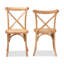Ensemble de chaises de salle à manger 2 pièces Chatherine