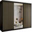 Sliding Wardrobe with Mirror Modern Bedroom 4 Colours 3 Sizes-1899197084-1897374372