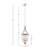 Martha Stewart Camden 4-Light Glass Bowl Shaped Chandelier