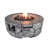 Fehime Round Concrete Propane Smokeless Fire Pit-724618856