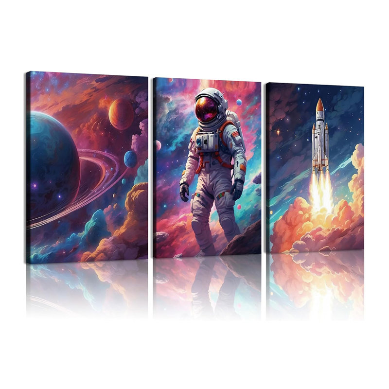3 Piece Wrapped Canvas Print