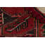 Tapis rouge à motif géométrique 8 x 11