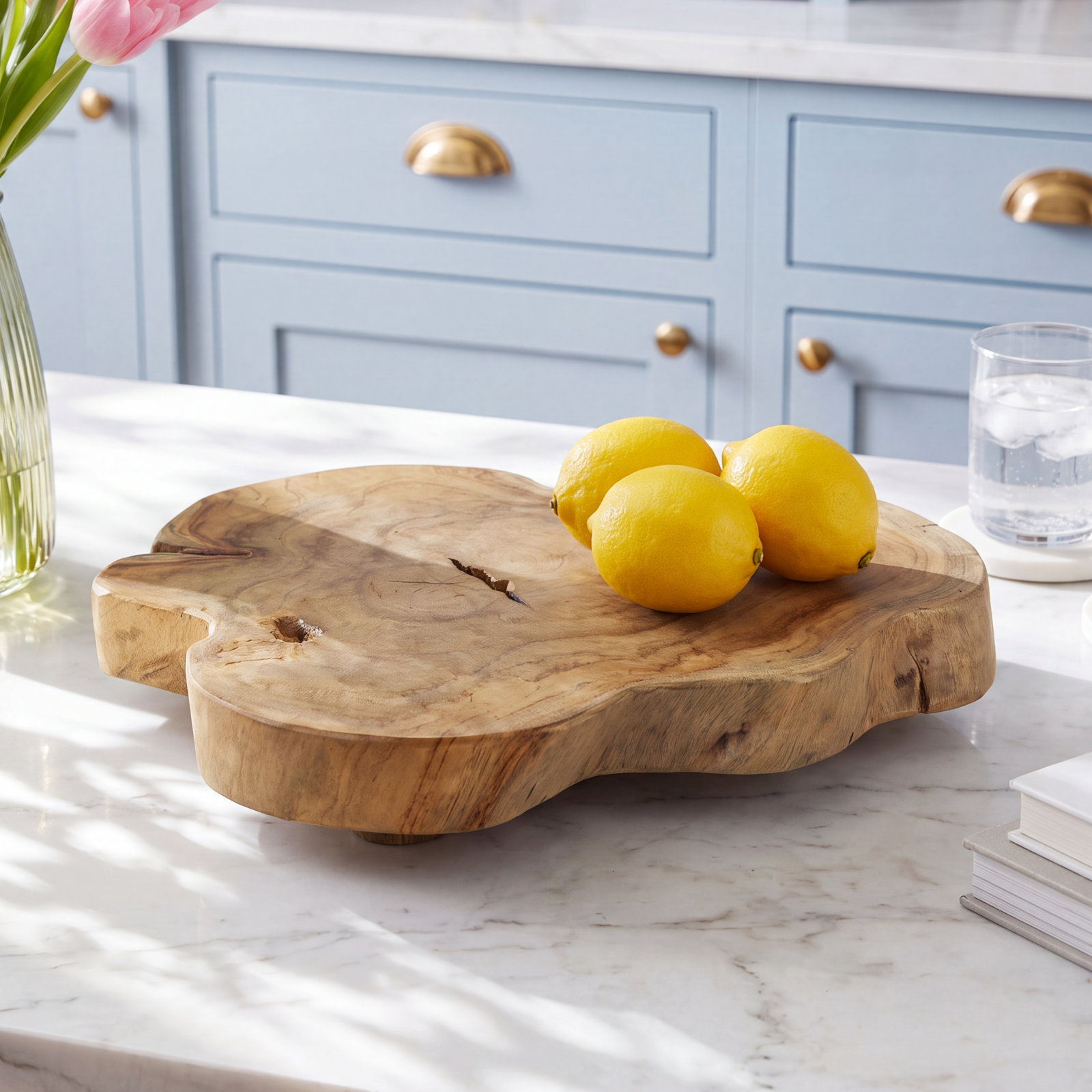 Lamine Abstract Wood Cheese Board