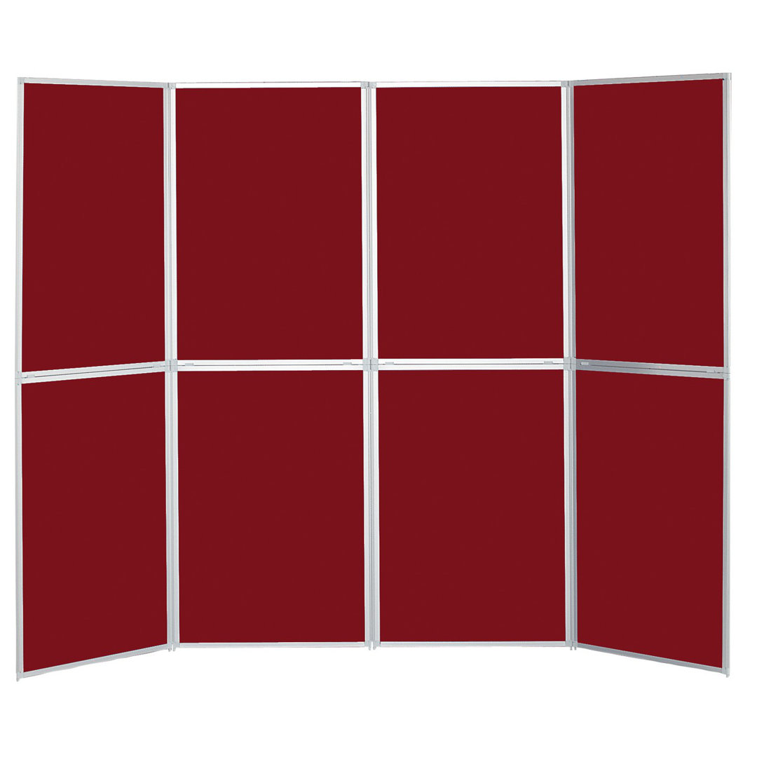 ClearAmbient Freistehende Pinnwand  Farbe: Burgunderrot