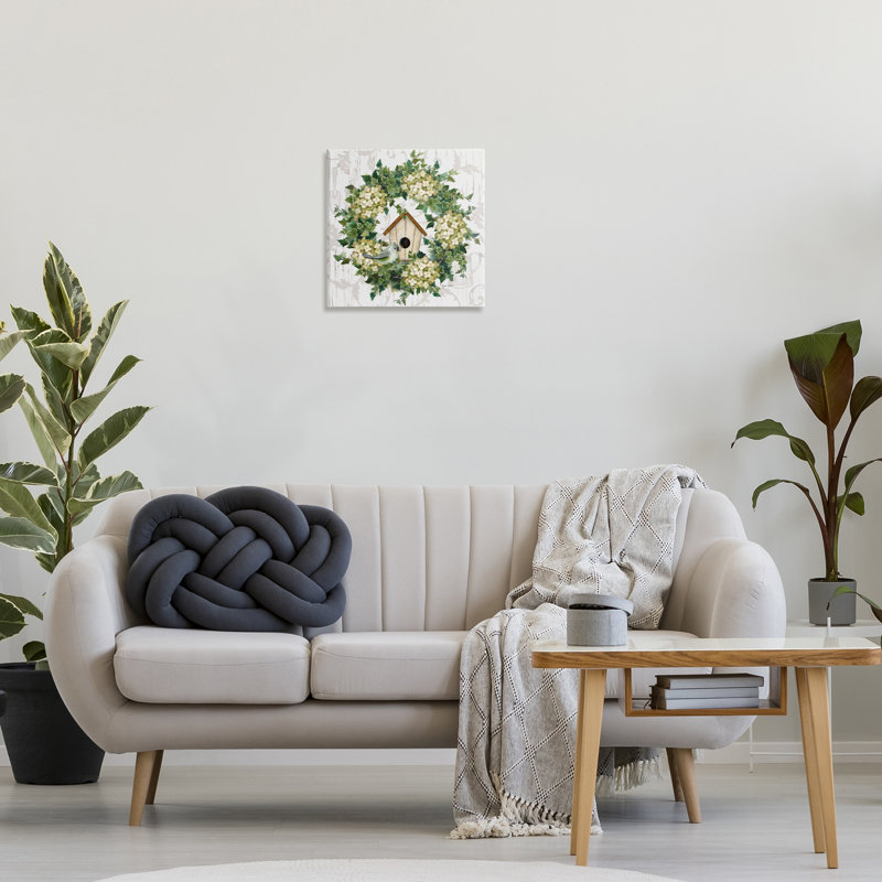 Art mural sur toile Spring Spring Birdhouse, H 17 po x l 17 po