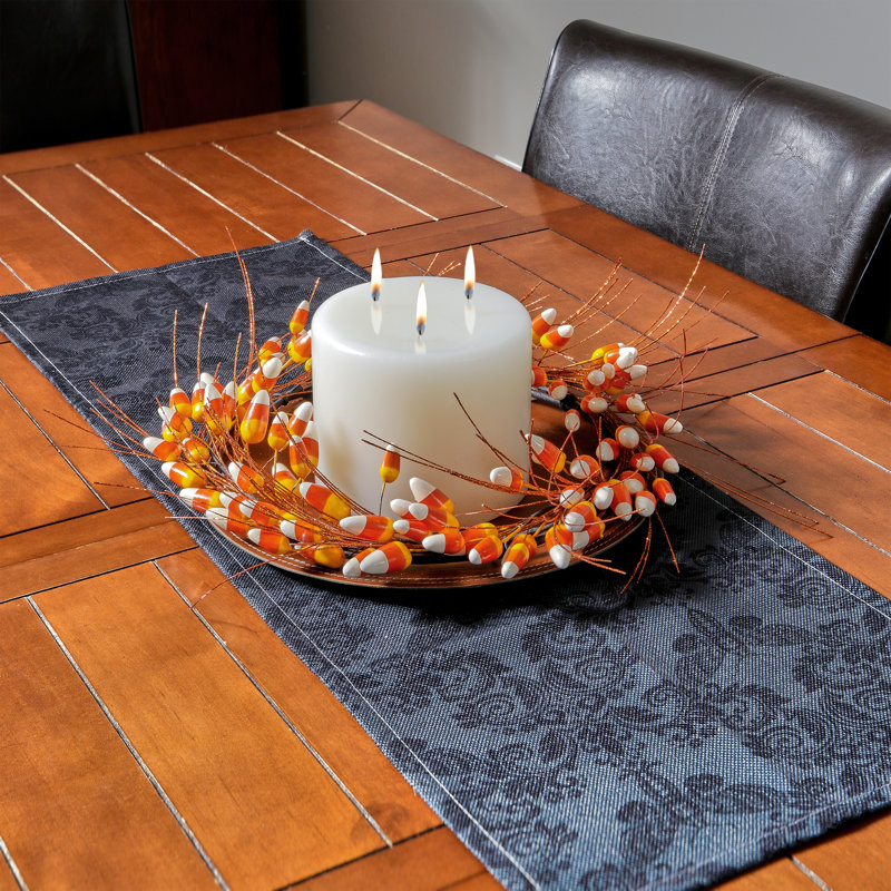 16" Candy Corn Wreath