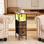 20cm W Metal Bedside Table