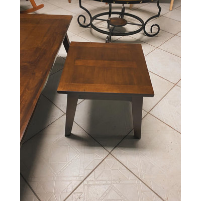 Table de bout en bois massif Cenephat