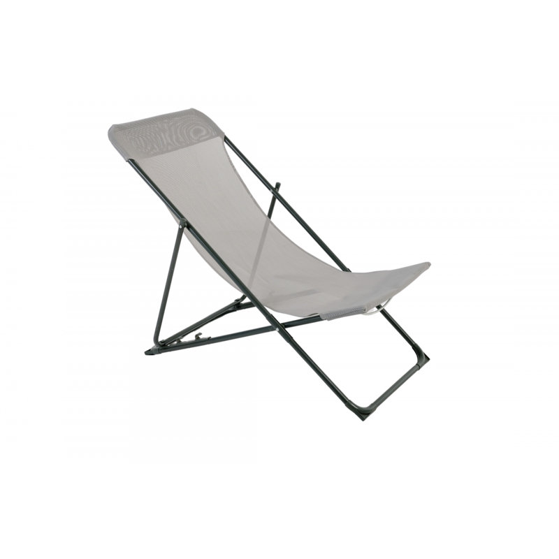 Altee Folding Beach Chair, Grey