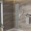 Douche carrée à fixation murale 10 pouces en nickel brossé - douchette cascade, 3 fonctions, pomme de douche à pluie, douchette, trousse de contusion avec douchette, douchette à pluie, élément-124583725