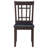 Black and Espresso 5-piece Dining Set