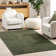 Tapis géométrique lavable à la machine