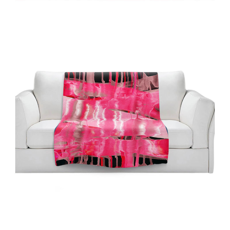 Hand Woven Throw Blanket, 68" W x 80" L