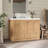48" Functional Bathroom Vanity With Soft Close & Backsplash, No Assembly Needed & Easy To Clean-1504531306