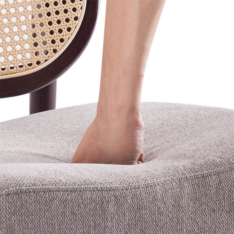 Fauteuil d'appoint en rotin, Kaki