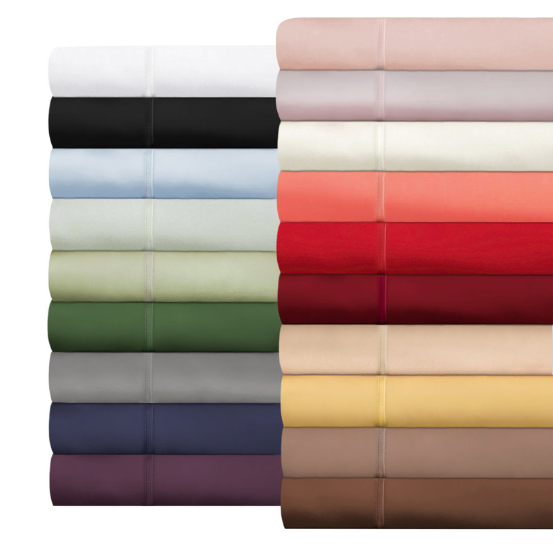 Twin Ivory Egyptian Cotton Deep Pocket Sheet Set
