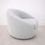 Olivia Swivel Chair Silver Blue