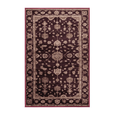 Tapis brun lavable à la machine