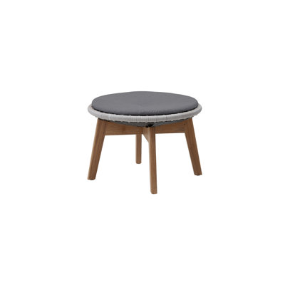Peacock Outdoor Teak Ottoman
