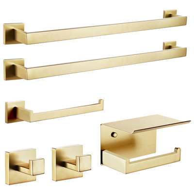 6 Piece Bath Hardware Set