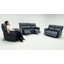 Fauteuil inclinable électrique Hudson en cuir avec port de chargement USB et de type C-779415628