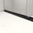 5476 Inch North American Frameless Double Sliding Matte Black Shower Door With Adjustable Soft Closing Function 8Mm Tempered Glass With Nano Easy Cleaning And Stick Explosion-Proof Menbrance