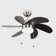 Redegonda 76cm Ceiling Fan with Light Kit