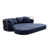 Tissu bleu foncé est en rupture de stock