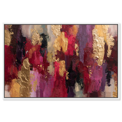 River of Lava III Abstract Art Canvas Print by Art Remedy