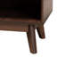 Armoire à chaussures Hornbuckle Mid Century Modern en bois, H 46,5 po x l 41,8 po x P 13,4 po