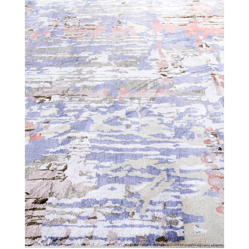 Overdyed One-of-a-Kind 8'2" x 10'3" Hand Knotted Area Rug