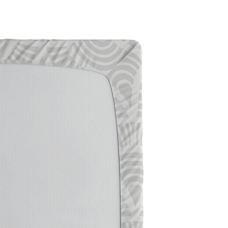 Drap-housse orange Ambesonne, Taupe chaud / blanc festonné, Drap-housse pour lit simple TG
