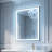 UL Certified Front & Back LED Bathroom Vanity Mirror – Anti-Fog, Tempered Glass, Black Aluminum Frame-190530018