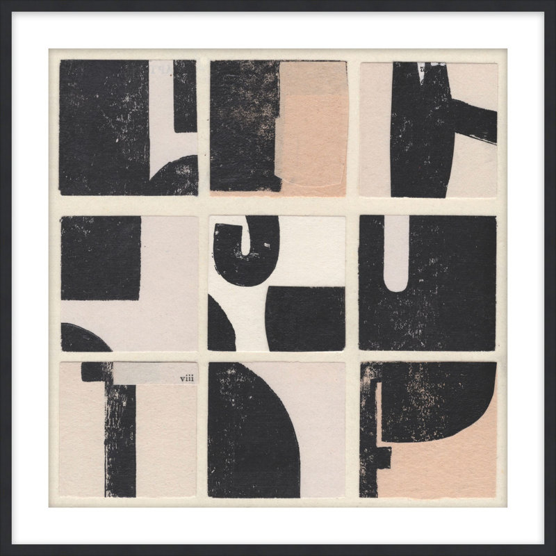 Patches 3 Framed Print, 35.5" H x 35.5" W