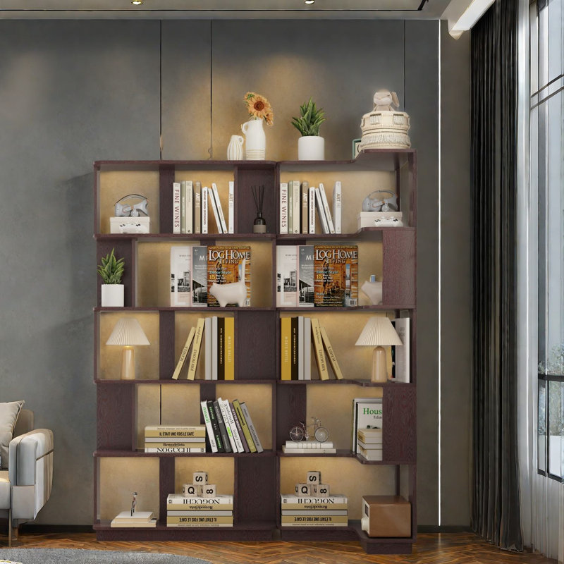 Bibliothèques en MDF peu encombrantes, coin moderne, maison ou bureau