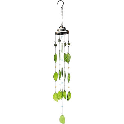 Glass Leaf Wind Chime